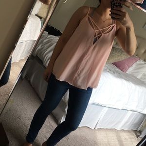 Strapped top, NWT, size S